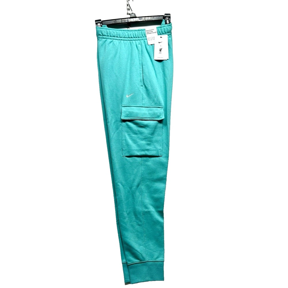 Nike X L.F.C. Men's Aqua Medium Std Fit Taper Leg FZ3100-392 Cargo Pants (I2)